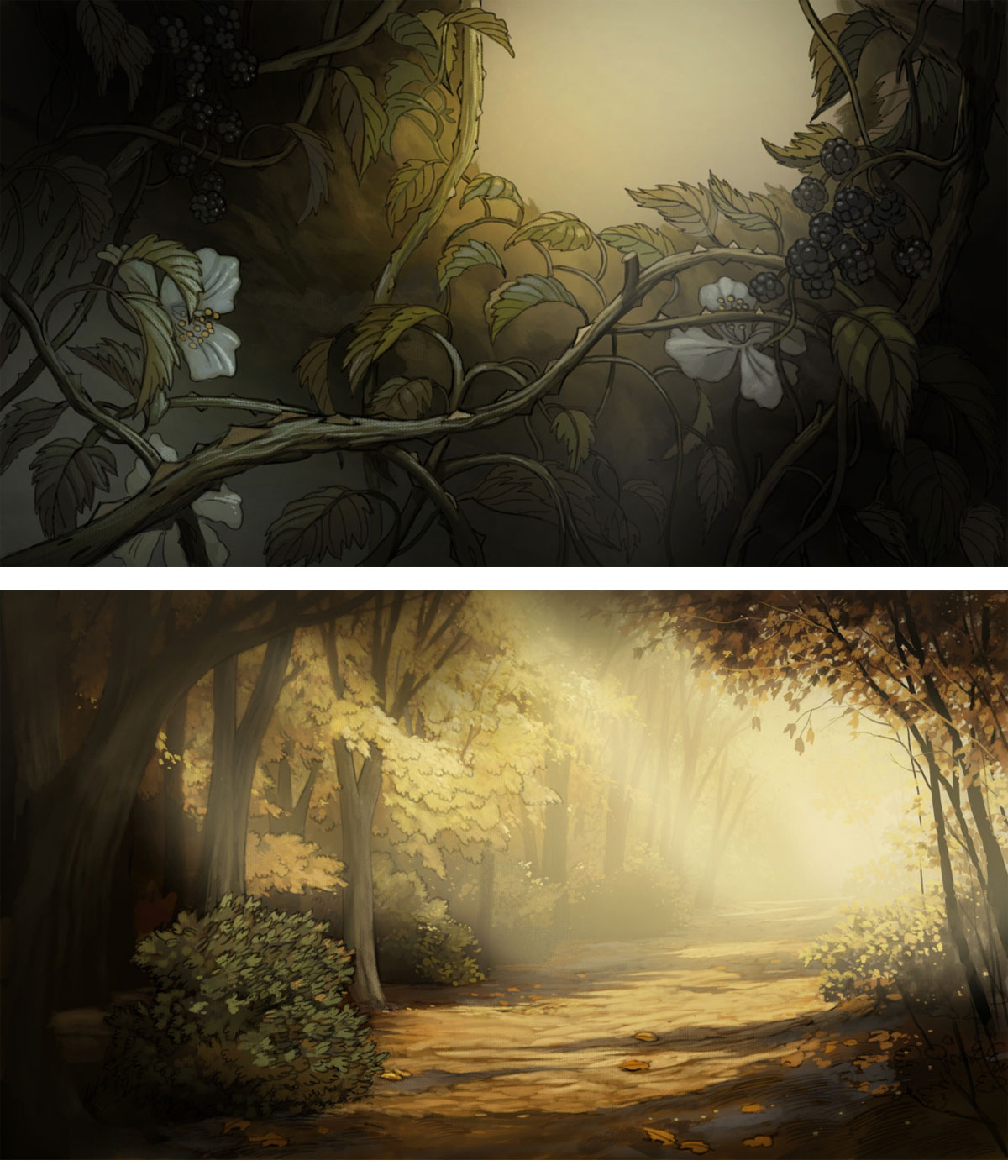 over the garden wall concept art