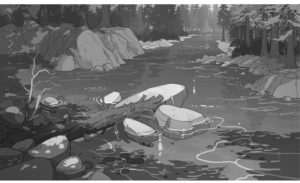 Background layouts de Big Hero 6: the series, por Khang Lee - THECAB