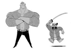 Character Designs de Bobby Pontillas para Spies in Disguise - THECAB