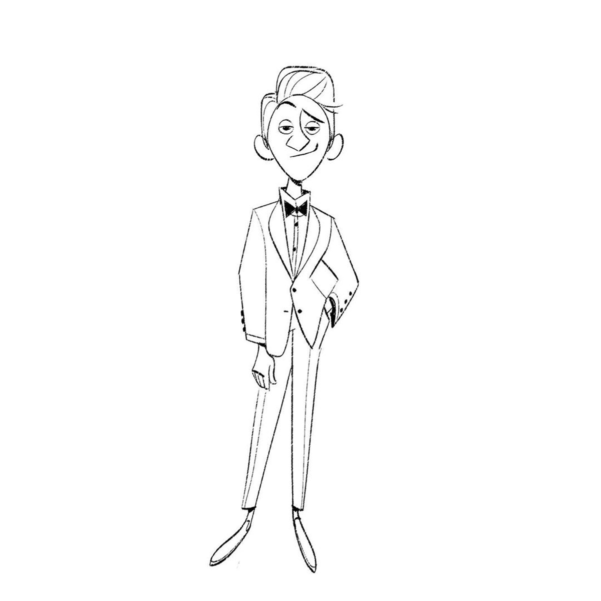 Character Designs de Bobby Pontillas para Spies in Disguise - THECAB