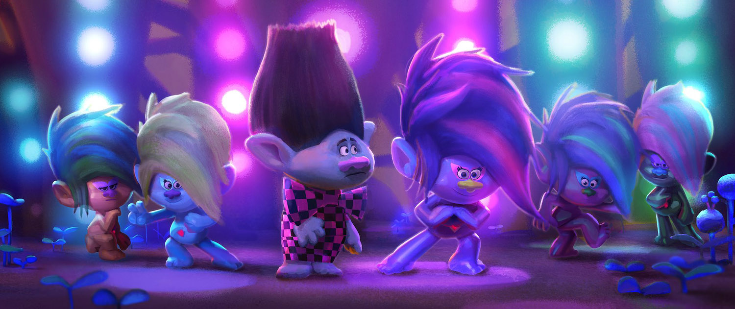 Artes de Nacho Molina para o filme Trolls World Tour, da DreamWorks ...