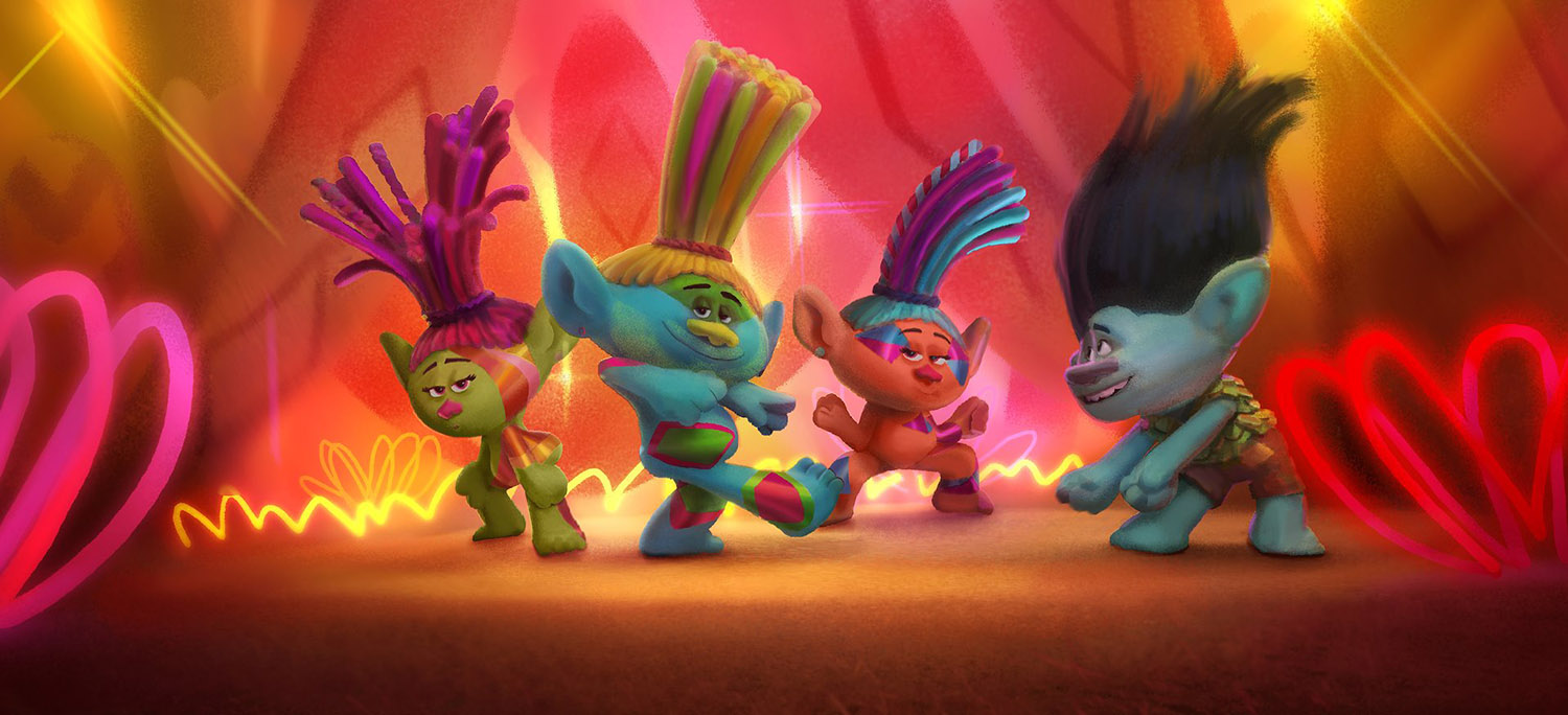 Artes De Nacho Molina Para O Filme Trolls World Tour, Da Dreamworks 